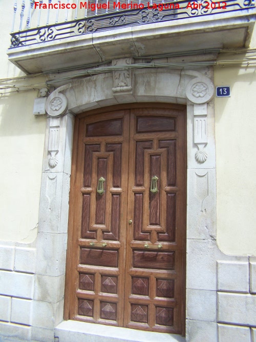 Casa de la Calle Ramírez Duro nº 13 - Casa de la Calle Ramírez Duro nº 13. Portada
