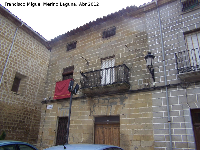 Casa de la Calle Iglesia nº 2 - Casa de la Calle Iglesia nº 2. Fachada a la Plaza del Ayuntamiento