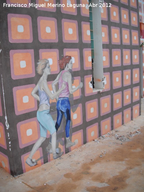 Caseta de la Calle Beatriz Núñez - Caseta de la Calle Beatriz Núñez. Graffiti