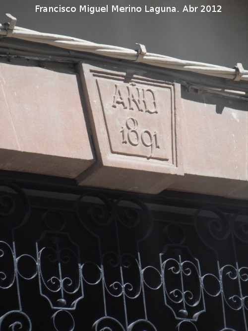 Casa de la Calle Federico Ramírez nº 21 - Casa de la Calle Federico Ramírez nº 21. Año