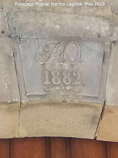 Casa de la Calle Miguel Cobo nº 12 - Casa de la Calle Miguel Cobo nº 12. Año 1882