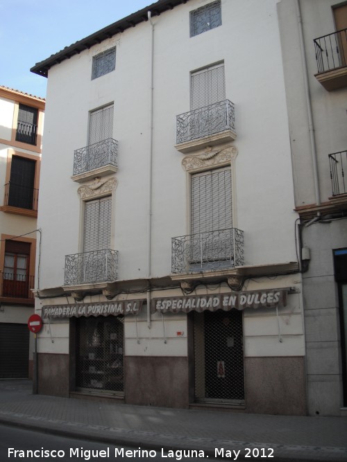 Casa de la Calle Carrera de las Mercedes nº 8 - Casa de la Calle Carrera de las Mercedes nº 8. Fachada