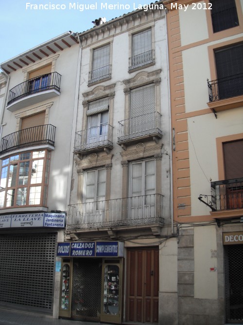 Casa de la Calle Carrera de las Mercedes nº 12 - Casa de la Calle Carrera de las Mercedes nº 12. Fachada