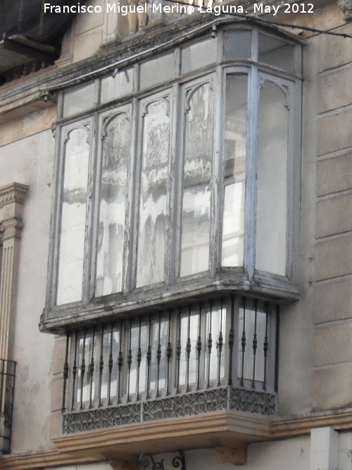 Casa de la Calle Carrera de las Mercedes n 20 - Casa de la Calle Carrera de las Mercedes n 20. Balcn cerrado