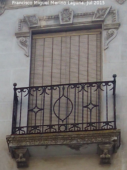 Casa de la Calle Carrera de las Mercedes n� 18 - Casa de la Calle Carrera de las Mercedes n� 18. Balc�n del segundo piso