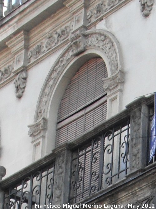 Casa de la Calle Carrera de las Mercedes nº 22 - Casa de la Calle Carrera de las Mercedes nº 22. Balcón del segundo piso