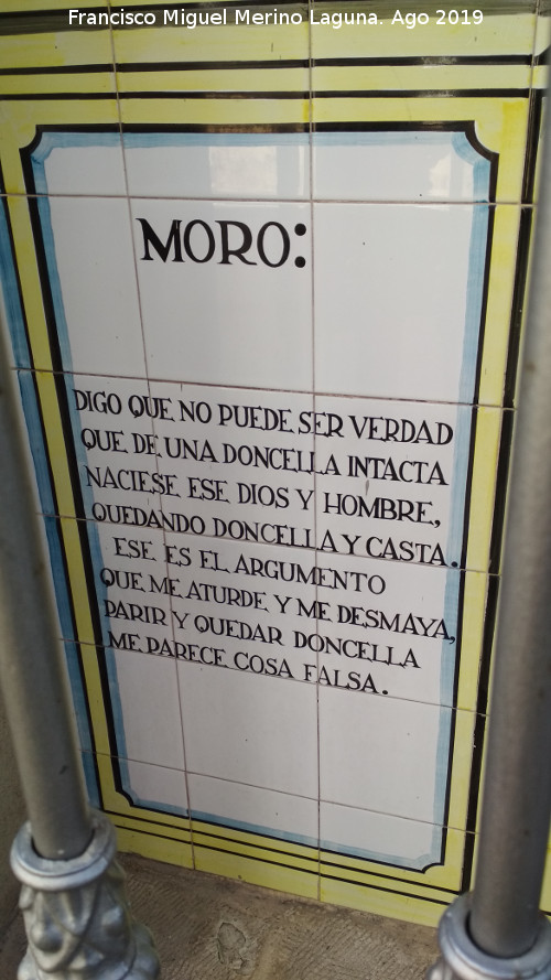 Fiestas de Moros y Cristianos - Fiestas de Moros y Cristianos. Azulejos de la Iglesia de los Ángeles