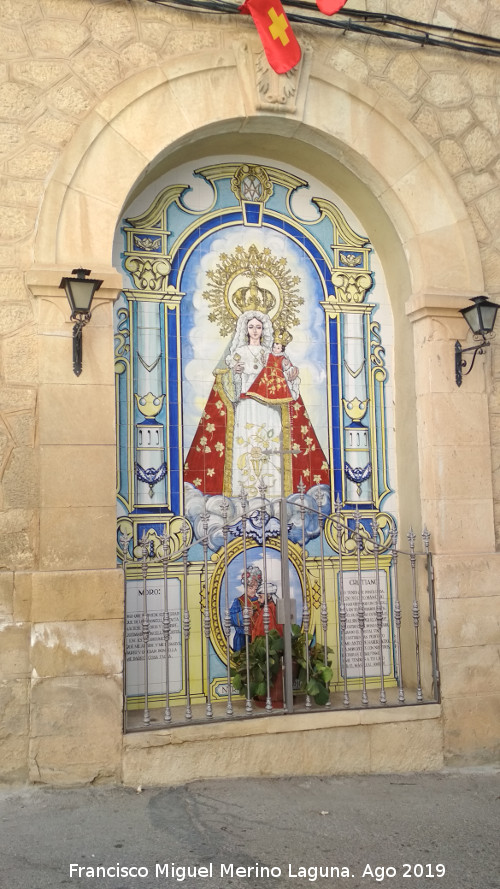 Iglesia de los ngeles - Iglesia de los ngeles. Azulejos