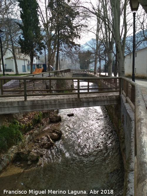 Río Susana - Río Susana. En el Paseo Donantes de Sangre de Valdepeñas de Jaén