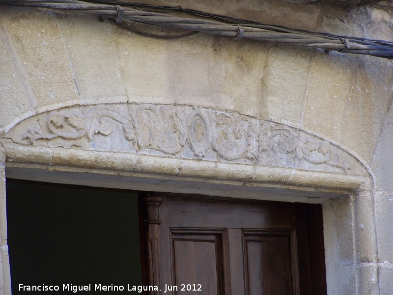 Casa de la Calle Matilla nº 10 - Casa de la Calle Matilla nº 10. Relieve