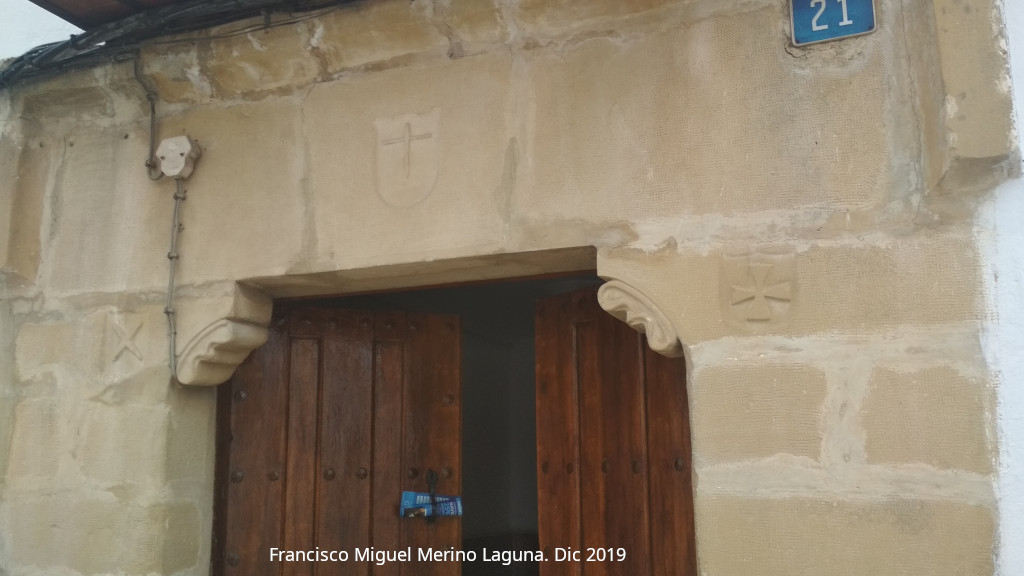 Casa de la Calle Alcal� n� 21 - Casa de la Calle Alcal� n� 21. Dintel