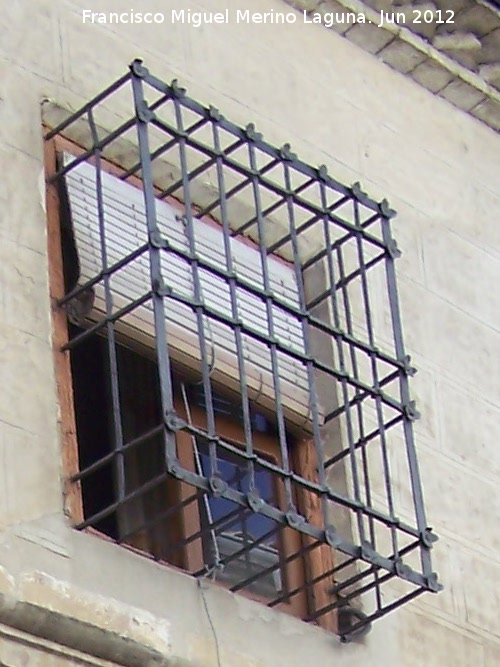 Casa de la Calle Alcalá nº 6 - Casa de la Calle Alcalá nº 6. Rejería de época