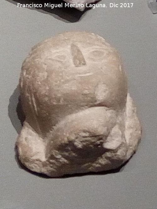 Las Atalayuelas - Las Atalayuelas. Cabeza. Museo Ibero de Jaén
