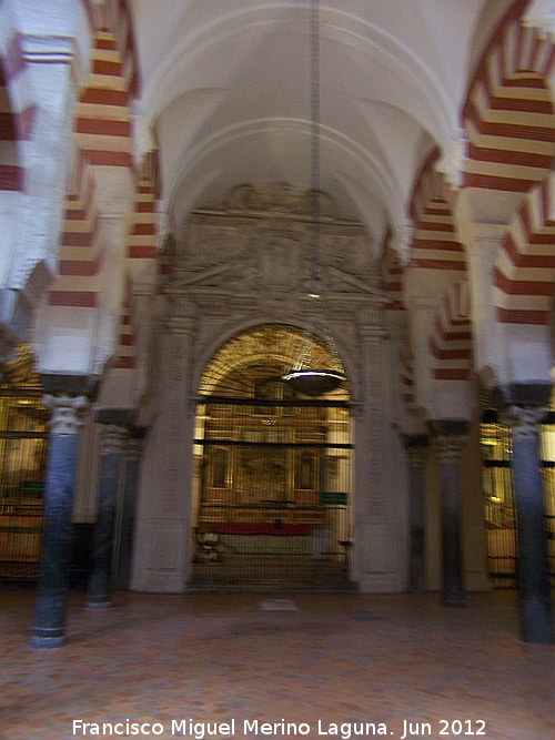 Mezquita Catedral. Capilla de los Santos Varones - Mezquita Catedral. Capilla de los Santos Varones. 