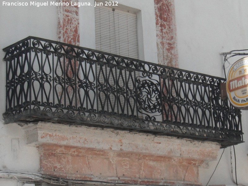 Casa de la Calle Dolores Escobedo nº 4 - Casa de la Calle Dolores Escobedo nº 4. Balcón