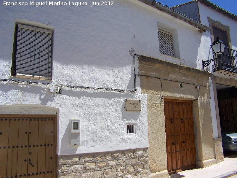 Casa de la Calle Blas Poyatos nº 18 - Casa de la Calle Blas Poyatos nº 18. Fachada