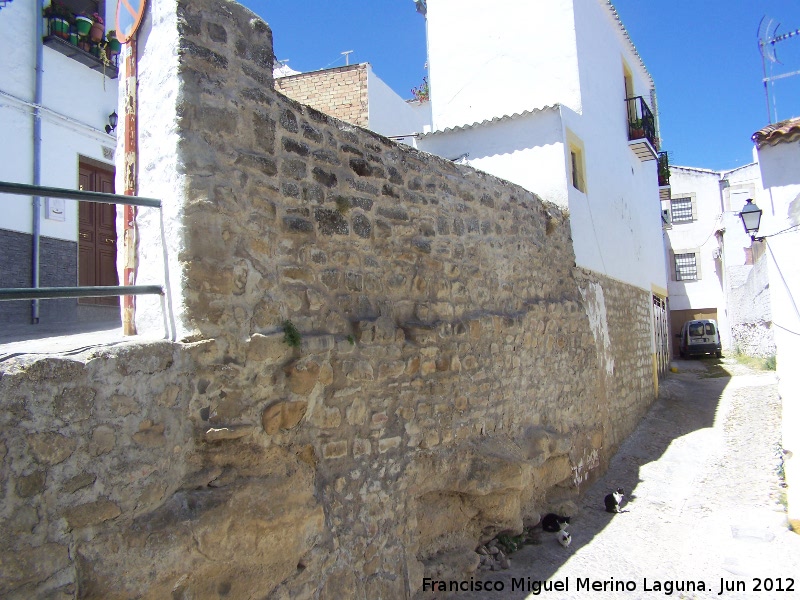 Calle Muralla - Calle Muralla. Muro de contención