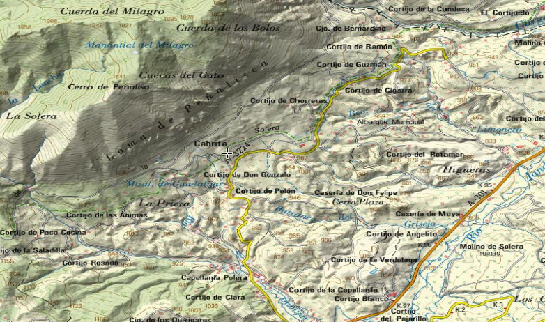 Aldea Cabritas - Aldea Cabritas. Mapa