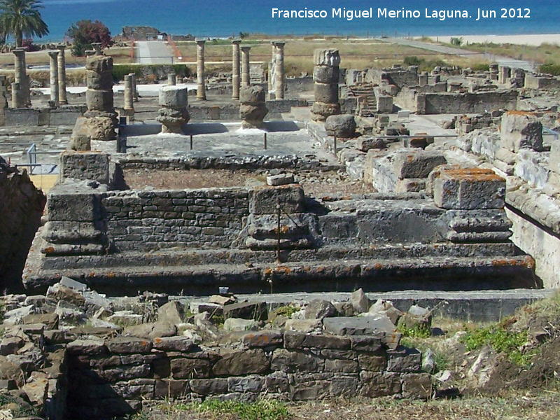 Baelo Claudia. Capitolio - Baelo Claudia. Capitolio. Templo de Júpiter