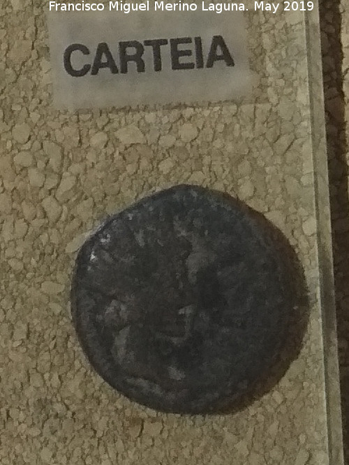 Carteia - Carteia. As de Carteia a�o 25. C�stulo. Museo Arqueol�gico de Linares