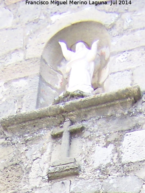 Iglesia de la Asunción - Iglesia de la Asunción. Hornacina y cruz
