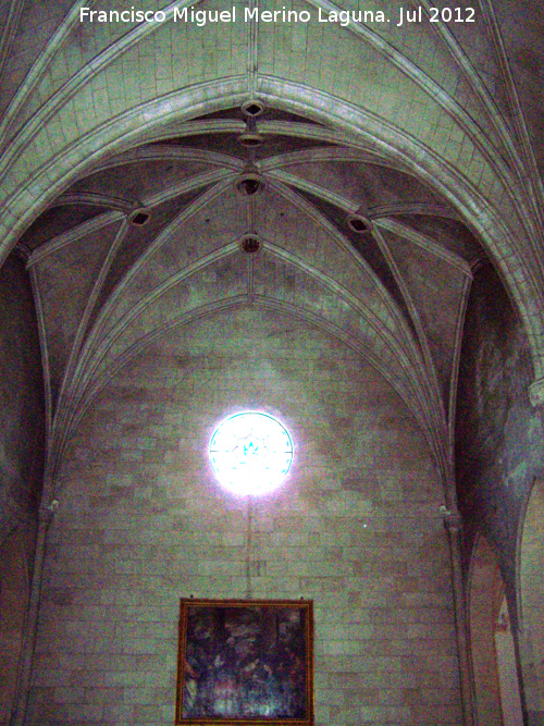 Iglesia de la Asunción - Iglesia de la Asunción. Bóveda de crucería