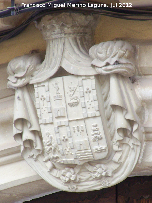 Palacio del Marqués de Villagracia - Palacio del Marqués de Villagracia. Escudo