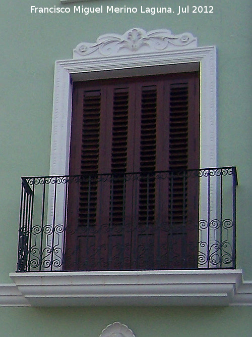 Palacio Aracil - Palacio Aracil. Balcón