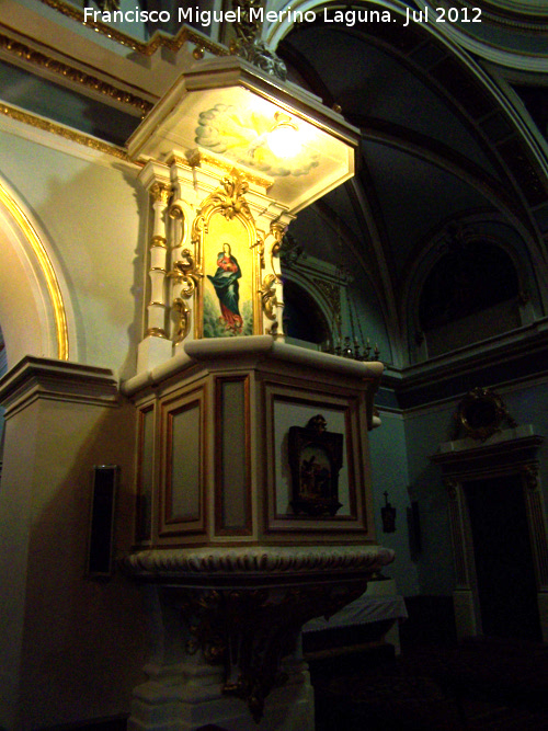 Santuario de la Virgen de Gracia - Santuario de la Virgen de Gracia. Púlpito