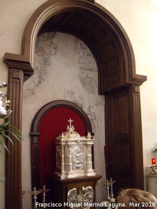 Camarín de Jesús - Camarín de Jesús. Restos de pinturas originales