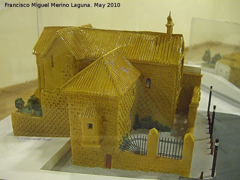 Camarín de Jesús - Camarín de Jesús. Maqueta de platilina de Agustín Garzón