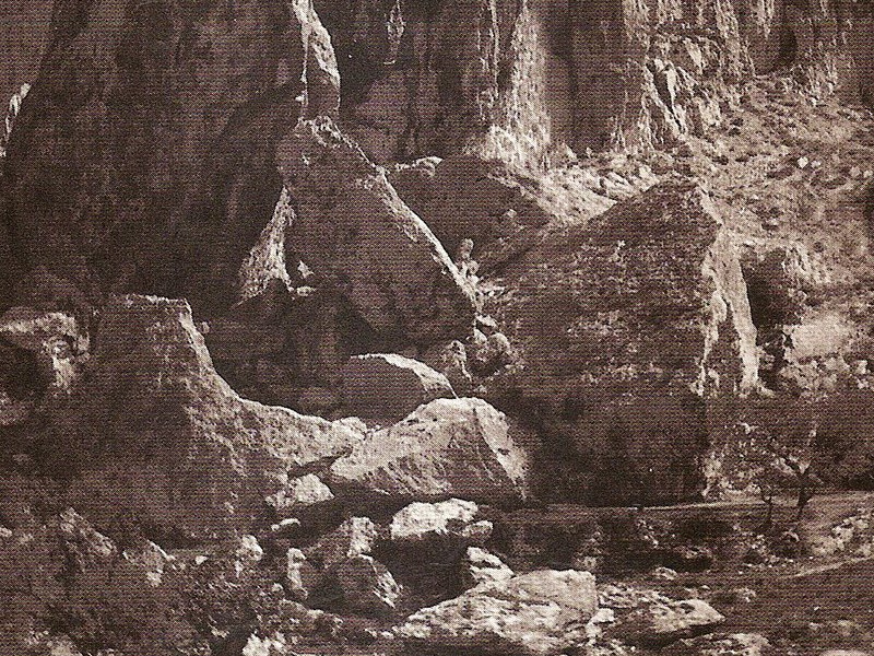 Peña Cucharón - Peña Cucharón. Foto antigua