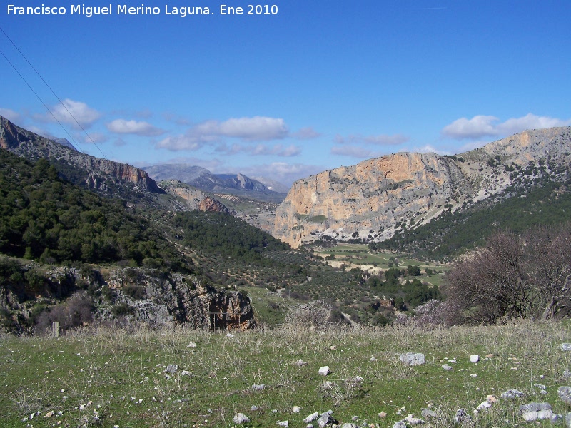 Salto de la Brincola - Salto de la Brincola. Desde Otiñar
