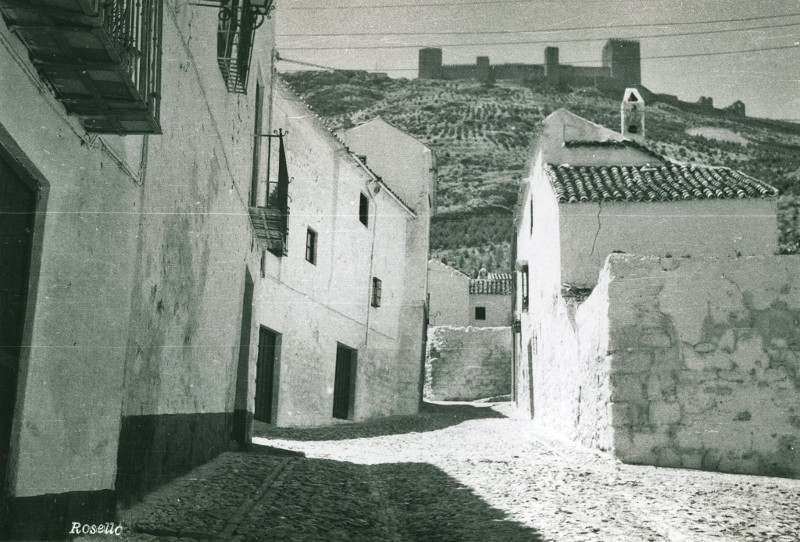 Calle Empedrada de la Magdalena - Calle Empedrada de la Magdalena. Foto antigua. Fotografía de Jaime Roselló Cañada. Archivo IEG