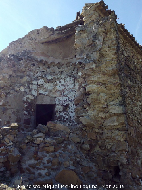 Castillo de Fuentetetar - Castillo de Fuentetetar. Torreón circular