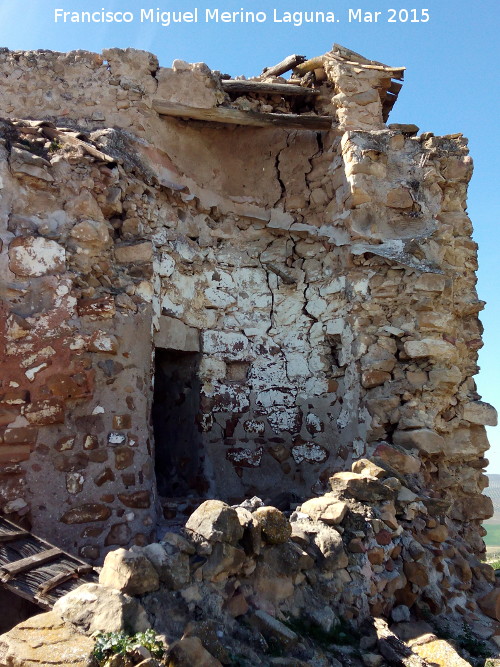 Castillo de Fuentetetar - Castillo de Fuentetetar. Torreón circular