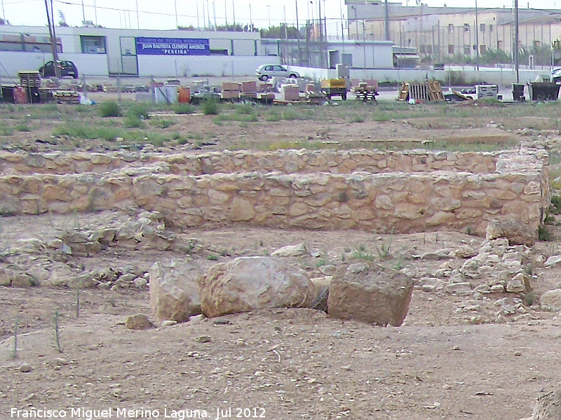 Factoría romana de salazones de Picola - Factoría romana de salazones de Picola. Edificaciones