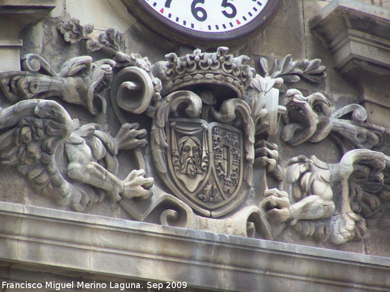 Palacio de la Diputación - Palacio de la Diputación. Escudo