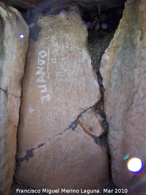 Dolmen del Collado de los Bastianes - Dolmen del Collado de los Bastianes. Piedra II