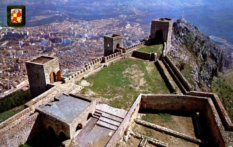 Castillo Nuevo de Santa Catalina - Castillo Nuevo de Santa Catalina. Foto antigua. Antes de la excavación arqueológica