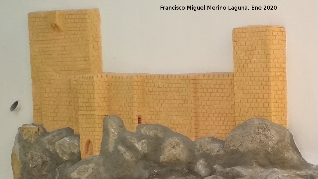 Castillo Nuevo de Santa Catalina - Castillo Nuevo de Santa Catalina. En el Grafiti del Bel�n en la Calle Garc�a Morente