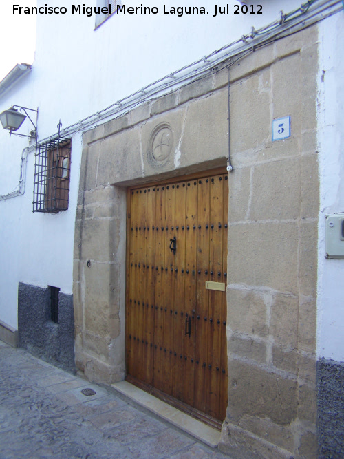 Casa de la Calle Molinos nº 3 - Casa de la Calle Molinos nº 3. Portada y ventana
