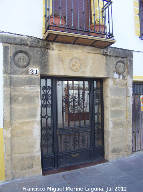 Casa de la Calle María Soledad Torres Acosta nº 21 - Casa de la Calle María Soledad Torres Acosta nº 21. Portada