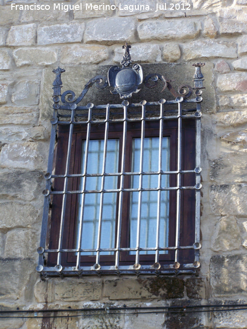 Casa de la Calle Alta del Salvador nº 2 - Casa de la Calle Alta del Salvador nº 2. Reja principal