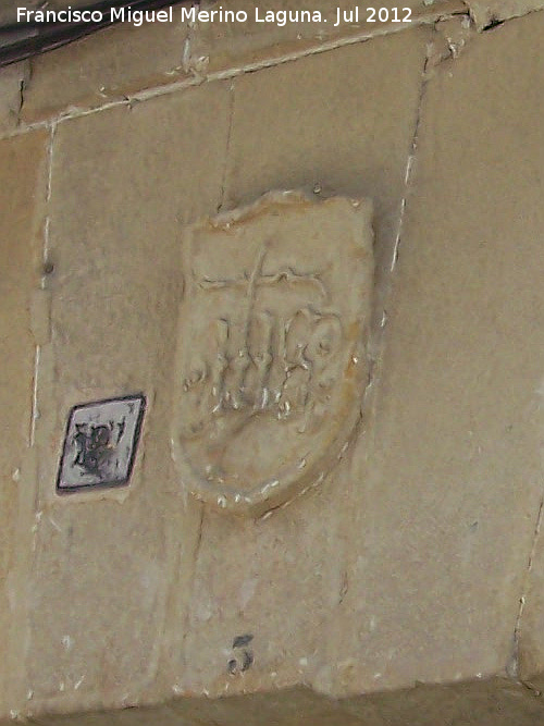Casa de la Calle Lorenzo Soto n 5 - Casa de la Calle Lorenzo Soto n 5. Escudo
