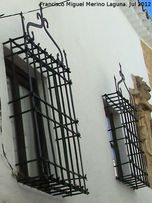 Casa del Callejón de Ventaja nº 12 - Casa del Callejón de Ventaja nº 12. Rejería de época