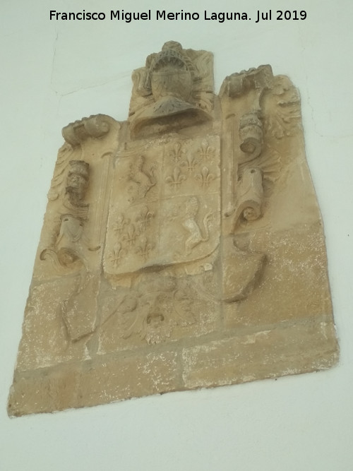 Casa del Callejn de Ventaja n 12 - Casa del Callejn de Ventaja n 12. Escudo