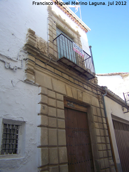Casa de la Calle del Carmen nº 8 - Casa de la Calle del Carmen nº 8. Portada