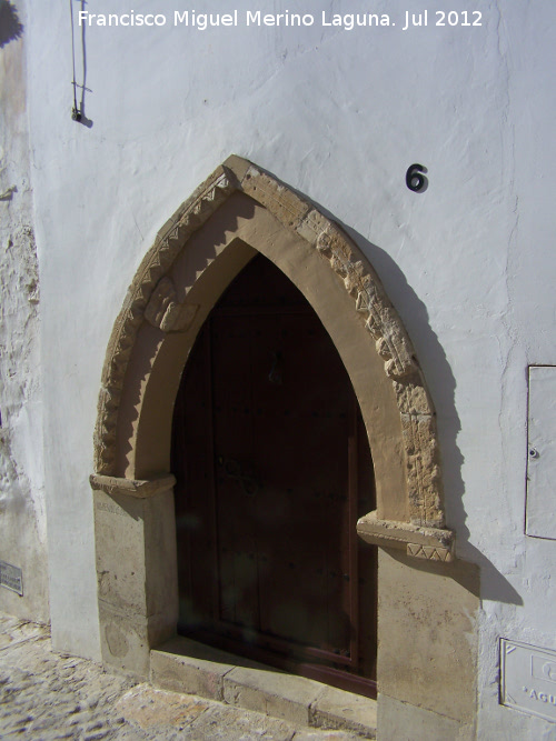 Casa de la Calle Gradeta de Santo Tomás nº 6 - Casa de la Calle Gradeta de Santo Tomás nº 6. Portada