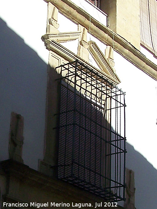 Casa de la Calle Cervantes nº 14 - Casa de la Calle Cervantes nº 14. Ventana
